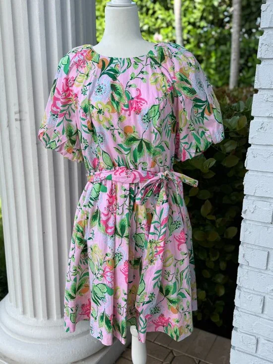 NWT Lilly Pulitzer Knoxlie Elbow Sleeve Dress Size 14 - Picture 2 of 5